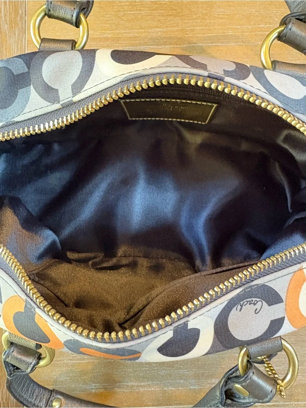 Coach Amanda Graphic Op Art Mini Satchel 12929